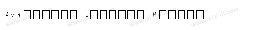 AVHershey Simplex He字体转换